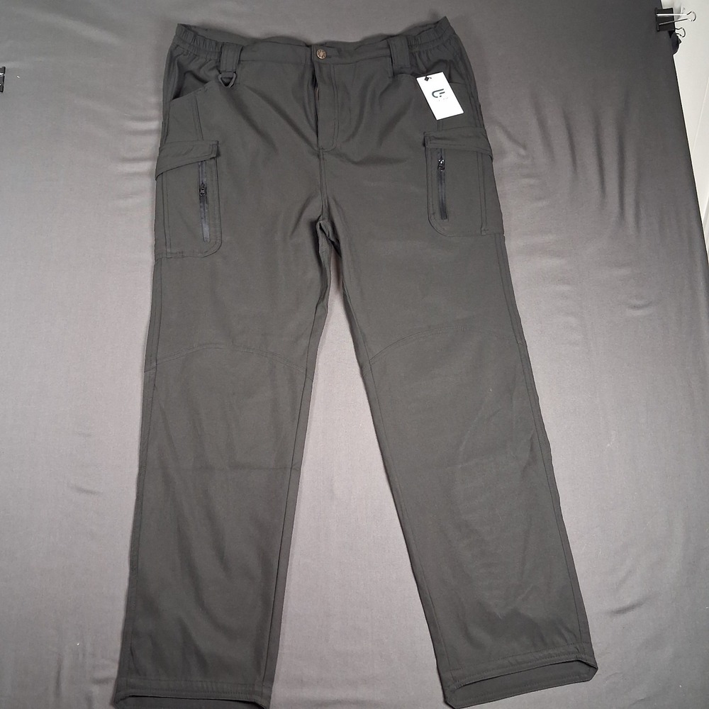 Flexcamo Tactical Cargo Pants Waterproof Black Mens Sz 2XL 40x32 NWT